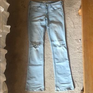 Hollister boot cut jeans (light wash)